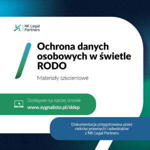 Materiały szkoleniowe - Ochrona danych osobowych w świetle RODO